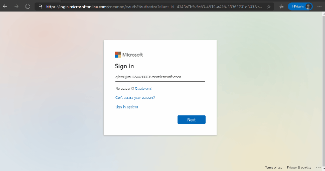 Sign In - Emergency Access Account